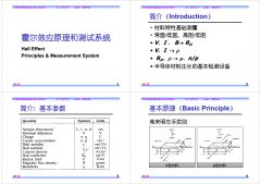 霍尔效应原理和测试系统